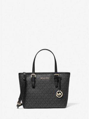 Borse Tote Michael Kors Jet Set Travel Extra-small Logo Donna Nere | 610352-TOB