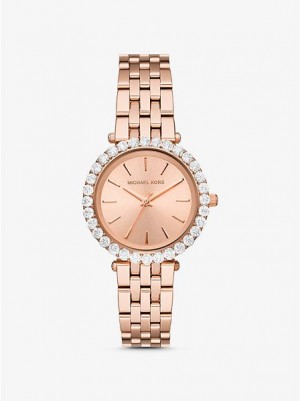 Orologi Michael Kors Darci Pave Donna Rosa Oro | 902473-HJZ