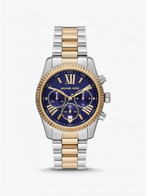 Orologi Michael Kors Lexington Donna Argento Oro | 496530-UJB