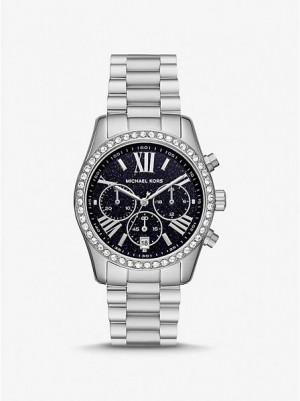 Orologi Michael Kors Lexington Pave Donna Argento | 143295-RLC