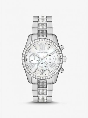 Orologi Michael Kors Lexington Pave Donna Argento | 827341-SVM