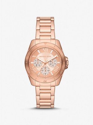 Orologi Michael Kors Mini Alek Pave Donna Rosa Oro | 425081-CGK