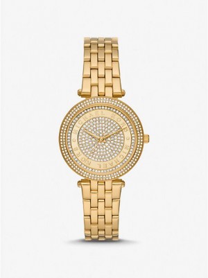 Orologi Michael Kors Mini Darci Pave Donna Oro | 546278-YDP