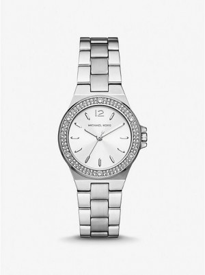 Orologi Michael Kors Mini Lennox Pave Donna Argento | 470863-AKC