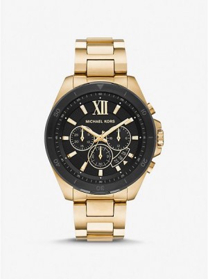 Orologi Michael Kors Oversized Brecken Uomo Oro | 701324-CRQ