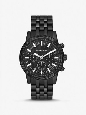 Orologi Michael Kors Oversized Hutton Uomo Nere | 384602-MWJ