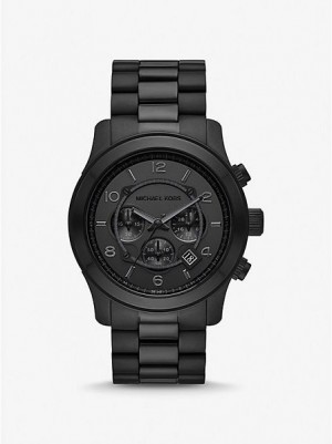 Orologi Michael Kors Oversized Runway Uomo Nere | 027915-NOG