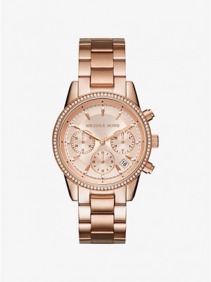 Orologi Michael Kors Ritz Donna Rosa Oro | 914836-ZQB