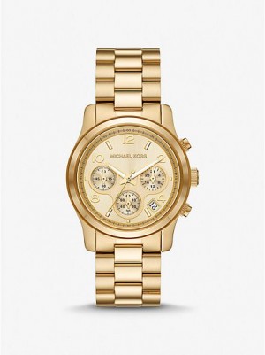 Orologi Michael Kors Runway Donna Oro | 273185-JNW