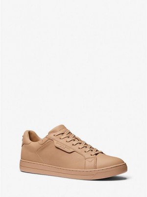 Sneakers Michael Kors Keating Pelle Uomo Marroni | 950412-WGT