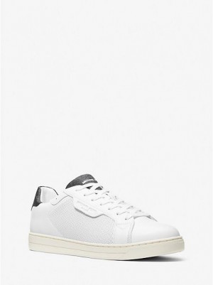 Sneakers Michael Kors Keating Pelle Uomo Nere | 182659-EZV