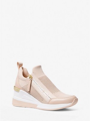 Sneakers Michael Kors Willis Stretch Knit Donna Rosa | 028417-GSE