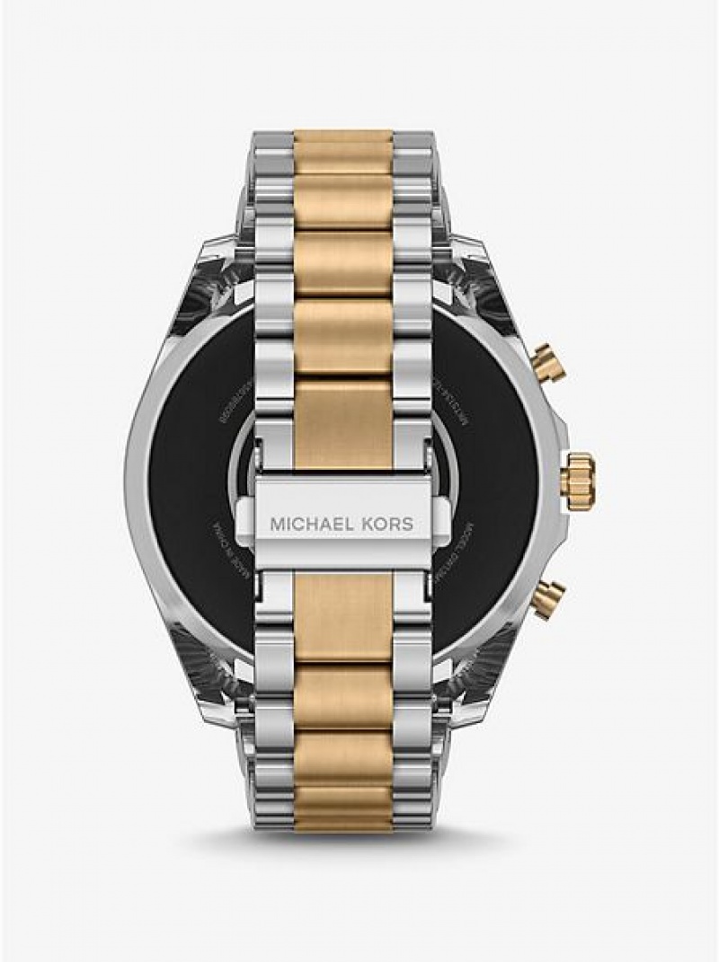 Orologi Michael Kors Gen 6 Bradshaw Smart Donna Argento Oro | 765382-RSM