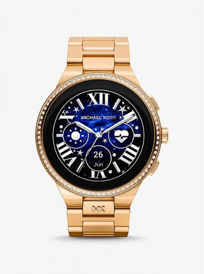 Orologi Michael Kors Gen 6 Camille Pave Smart Uomo Oro | 364917-OPD