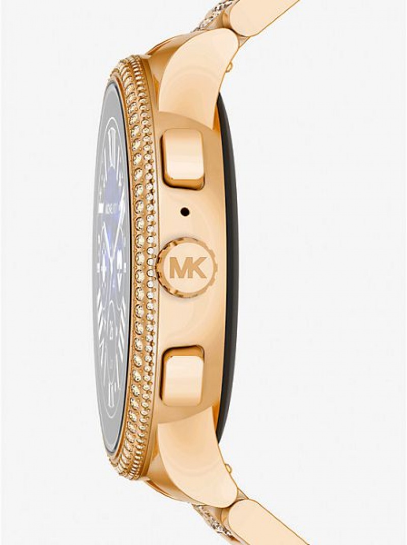 Orologi Michael Kors Gen 6 Camille Pave Smart Donna Oro | 860374-VKN