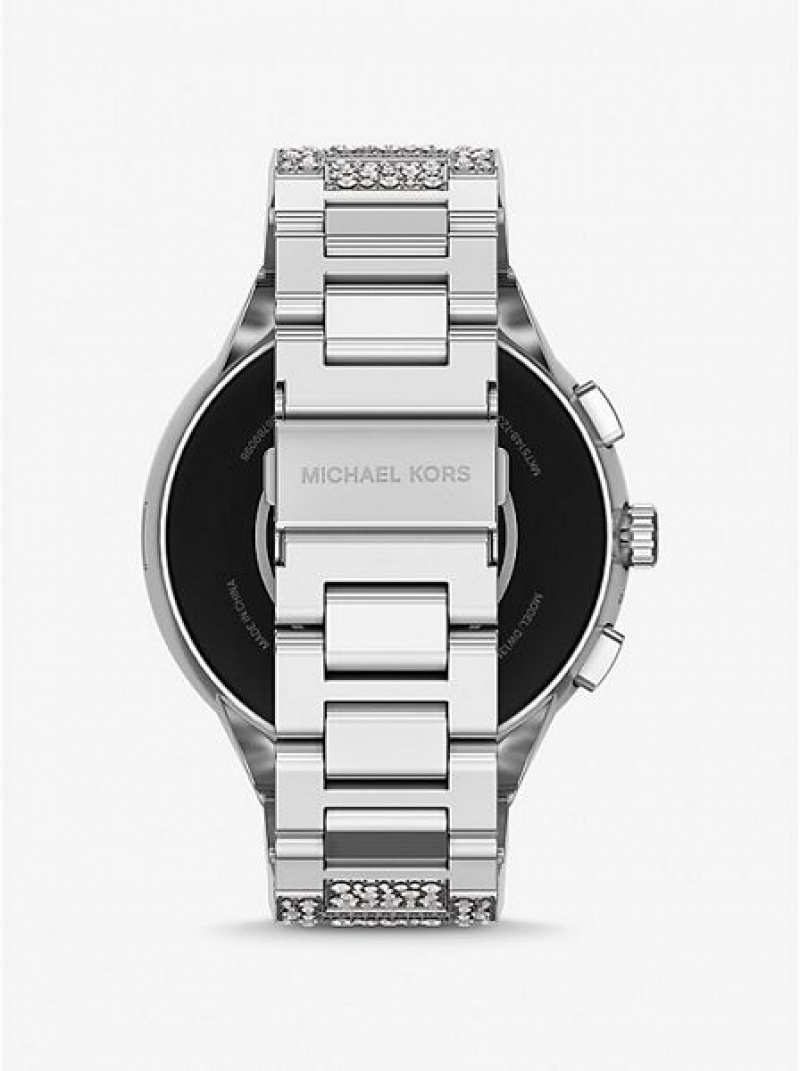 Orologi Michael Kors Gen 6 Camille Pave Smart Uomo Argento | 029137-PDE