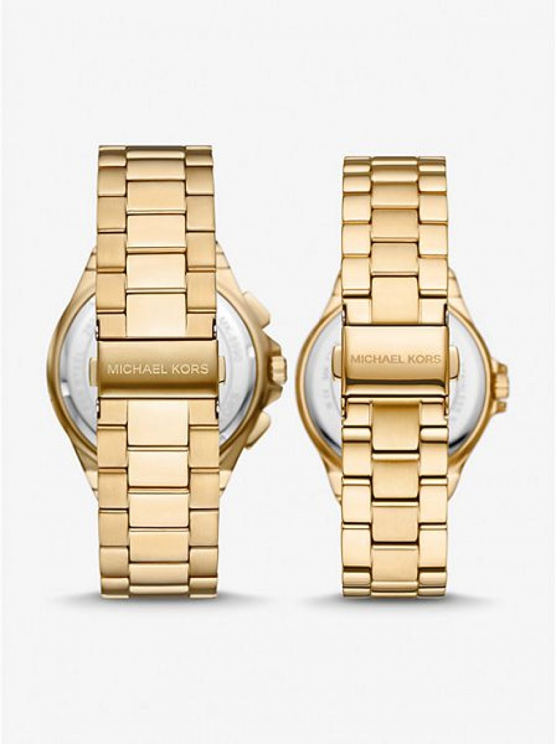 Orologi Michael Kors Lennox His And Hers Pave Donna Oro | 017549-POQ