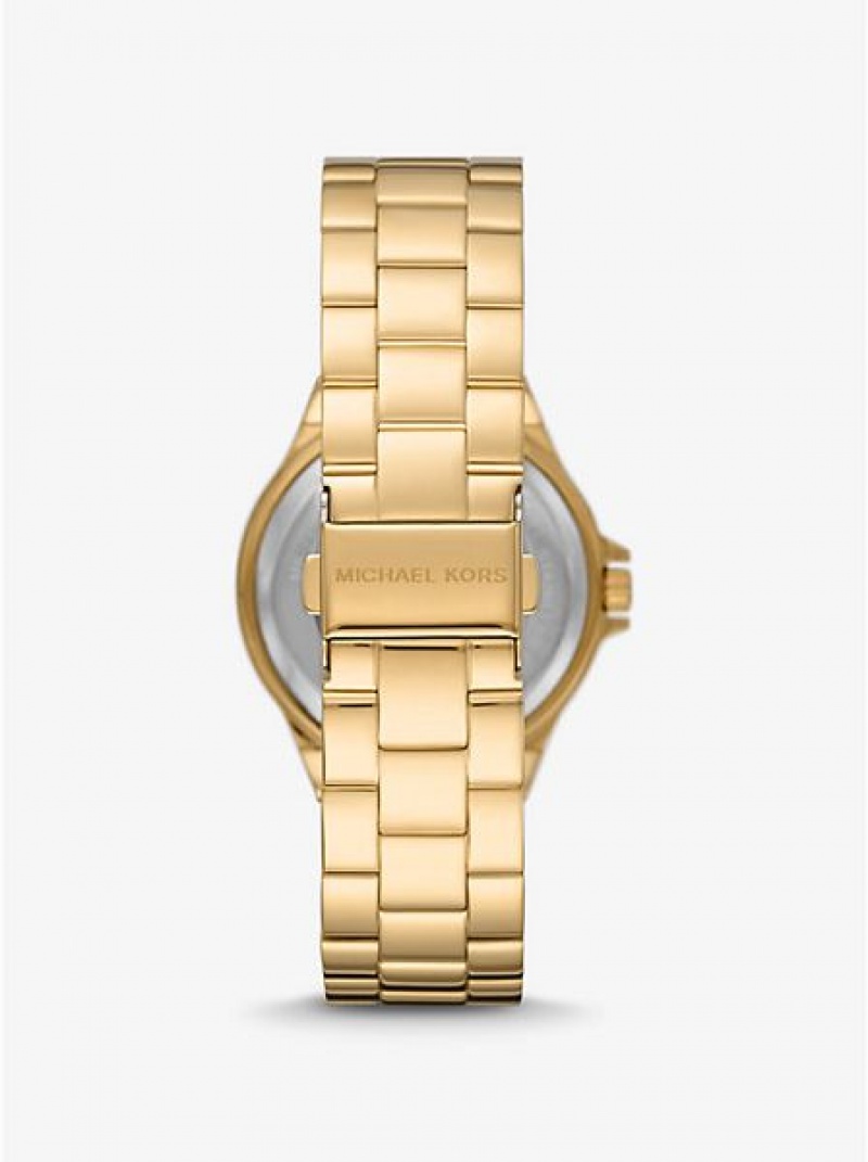 Orologi Michael Kors Lennox Pave Logo Donna Oro | 431286-HOM