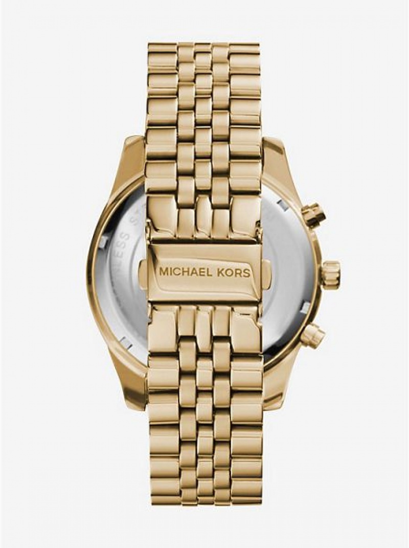 Orologi Michael Kors Lexington Uomo Oro | 697102-YXG