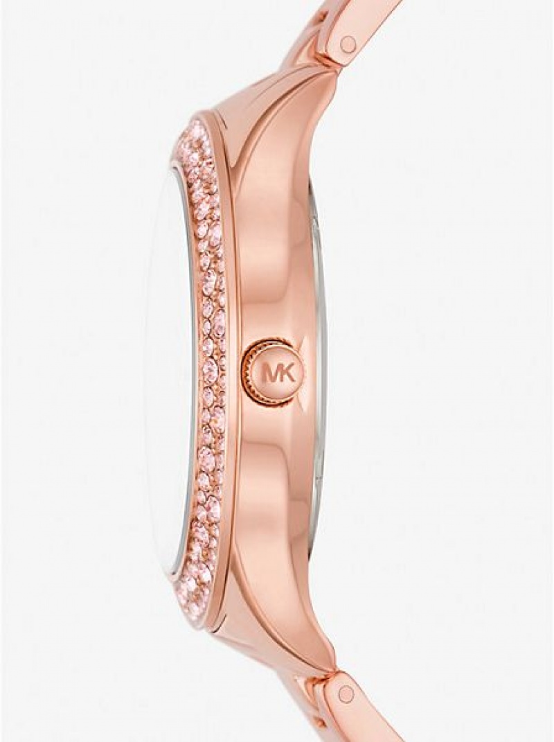 Orologi Michael Kors Liliane Pave Donna Rosa Oro | 964573-VJI