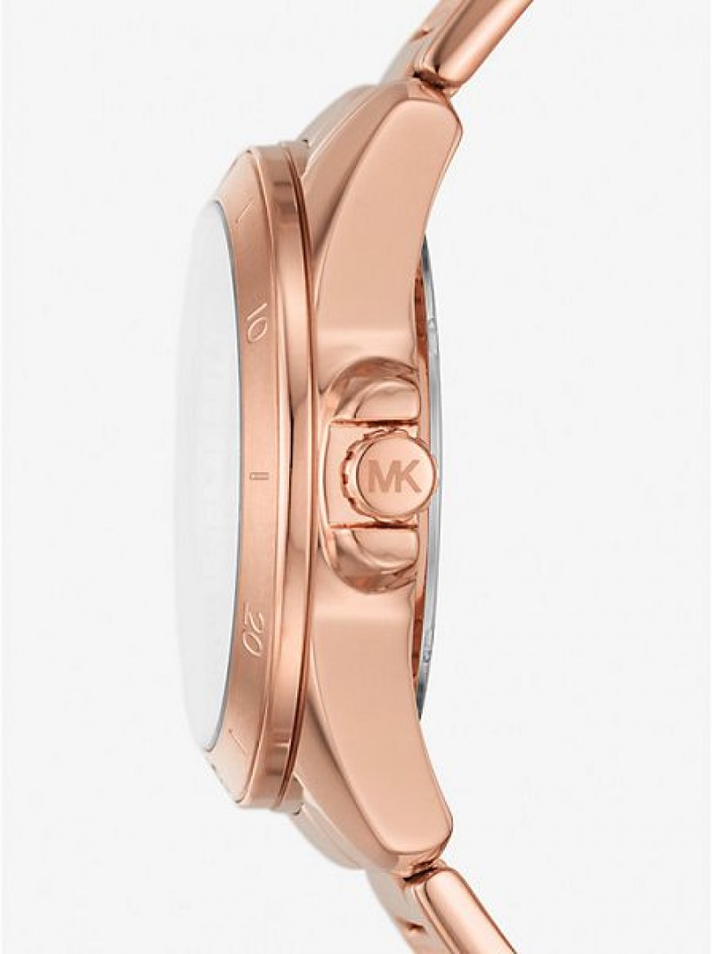 Orologi Michael Kors Mini Alek Pave Donna Rosa Oro | 425081-CGK