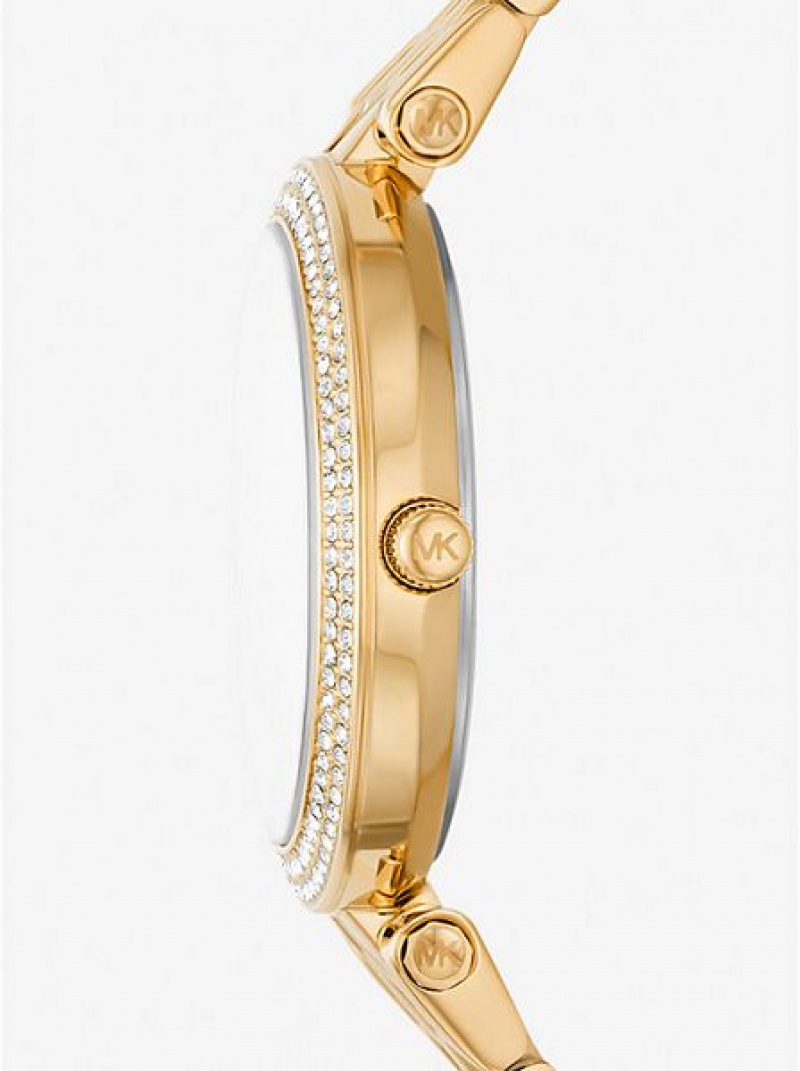 Orologi Michael Kors Mini Darci Pave Donna Oro | 546278-YDP