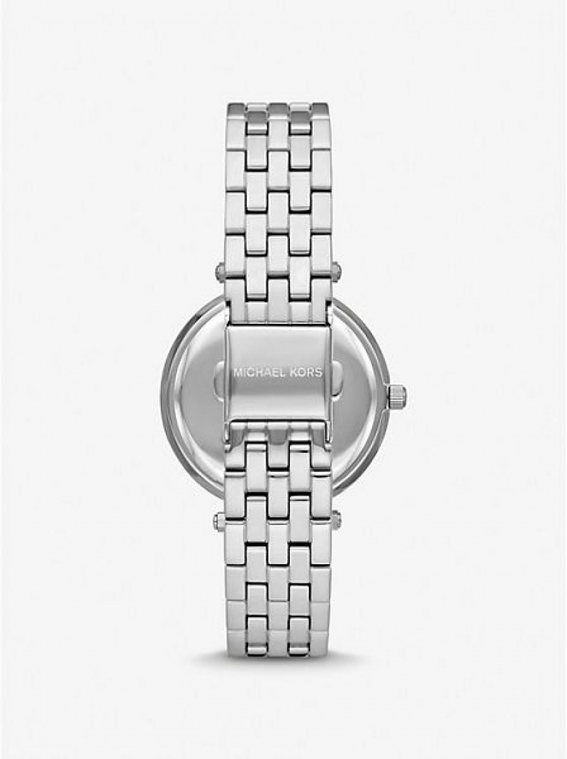 Orologi Michael Kors Mini Darci Pave Donna Argento | 018732-CRB