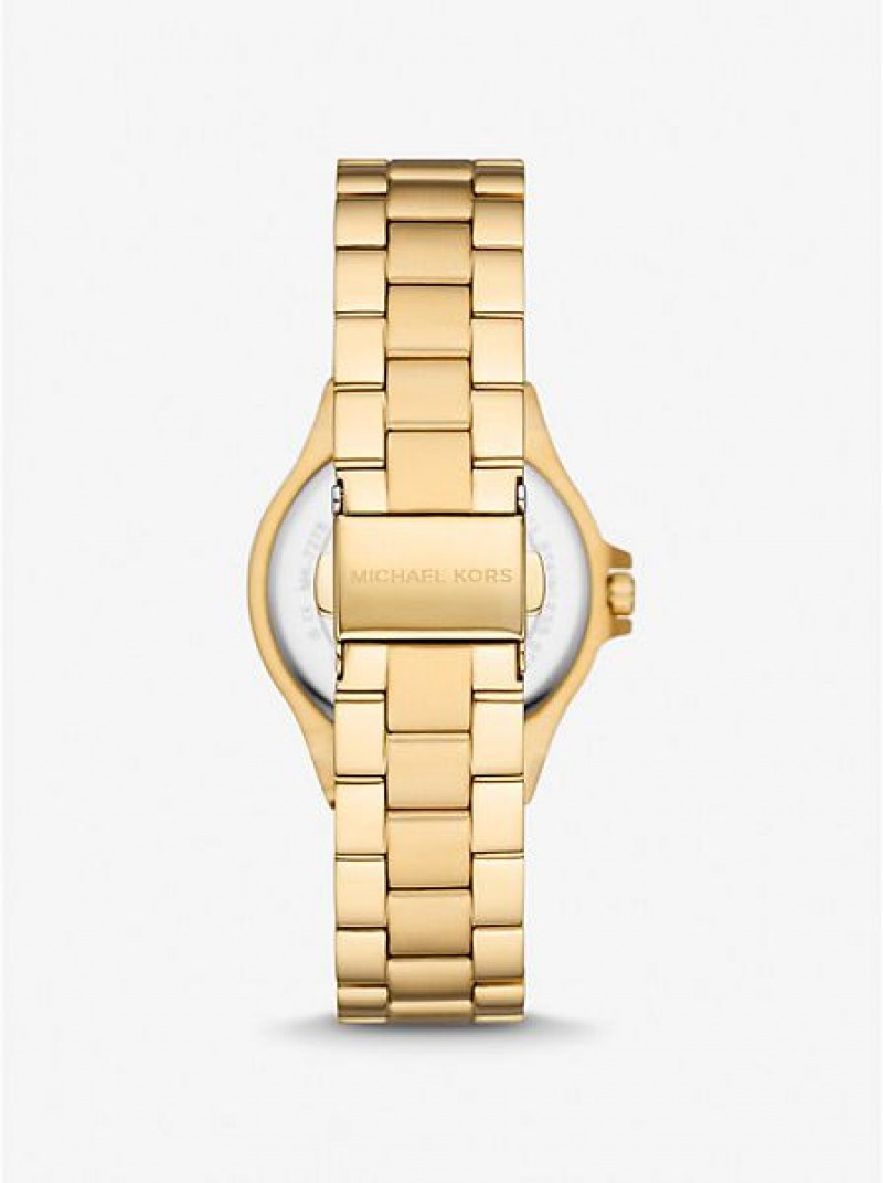 Orologi Michael Kors Mini Lennox Pave Donna Oro | 063149-WYE