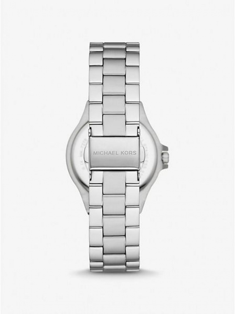 Orologi Michael Kors Mini Lennox Pave Donna Argento | 470863-AKC