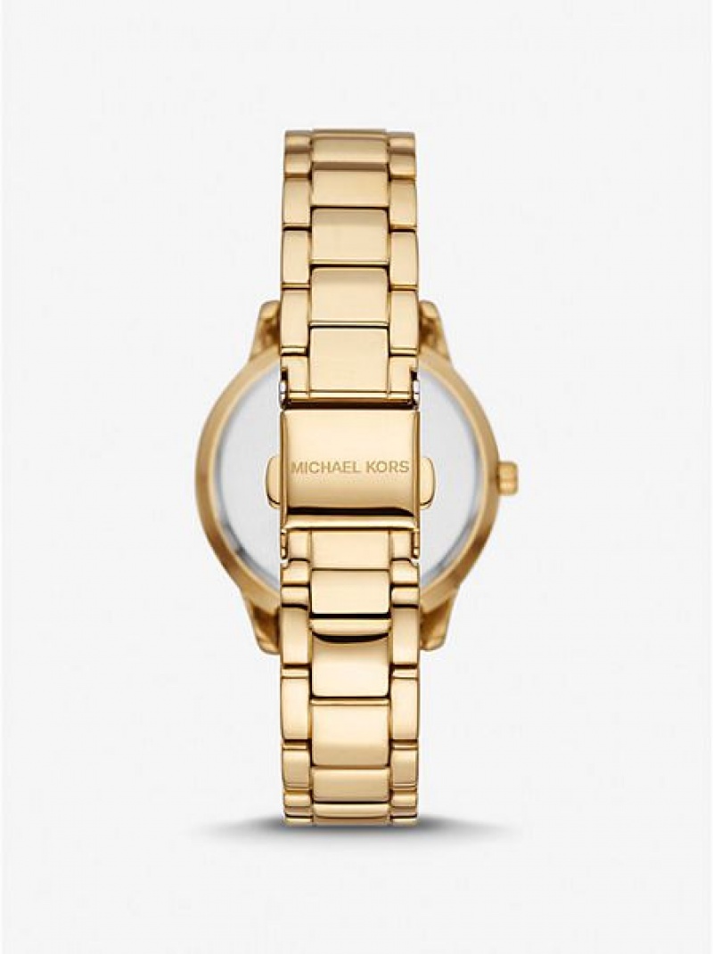 Orologi Michael Kors Mini Tibby Pave Donna Oro | 340267-ITC