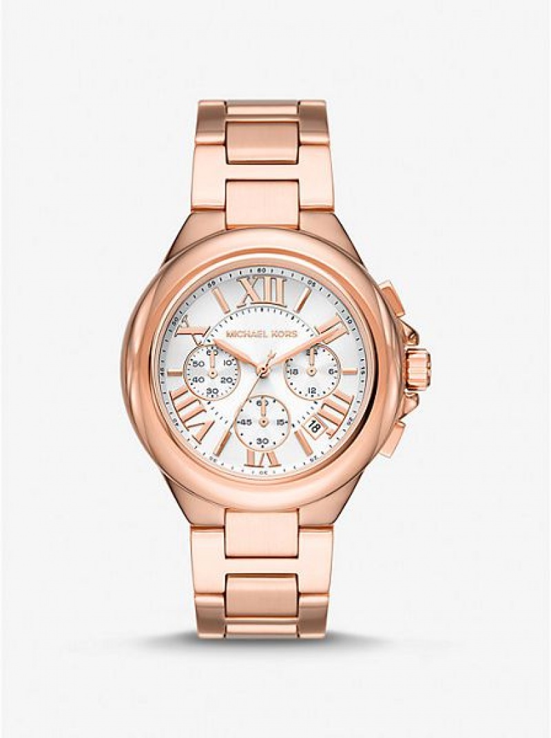 Orologi Michael Kors Oversized Camille Donna Rosa Oro | 631294-CDH