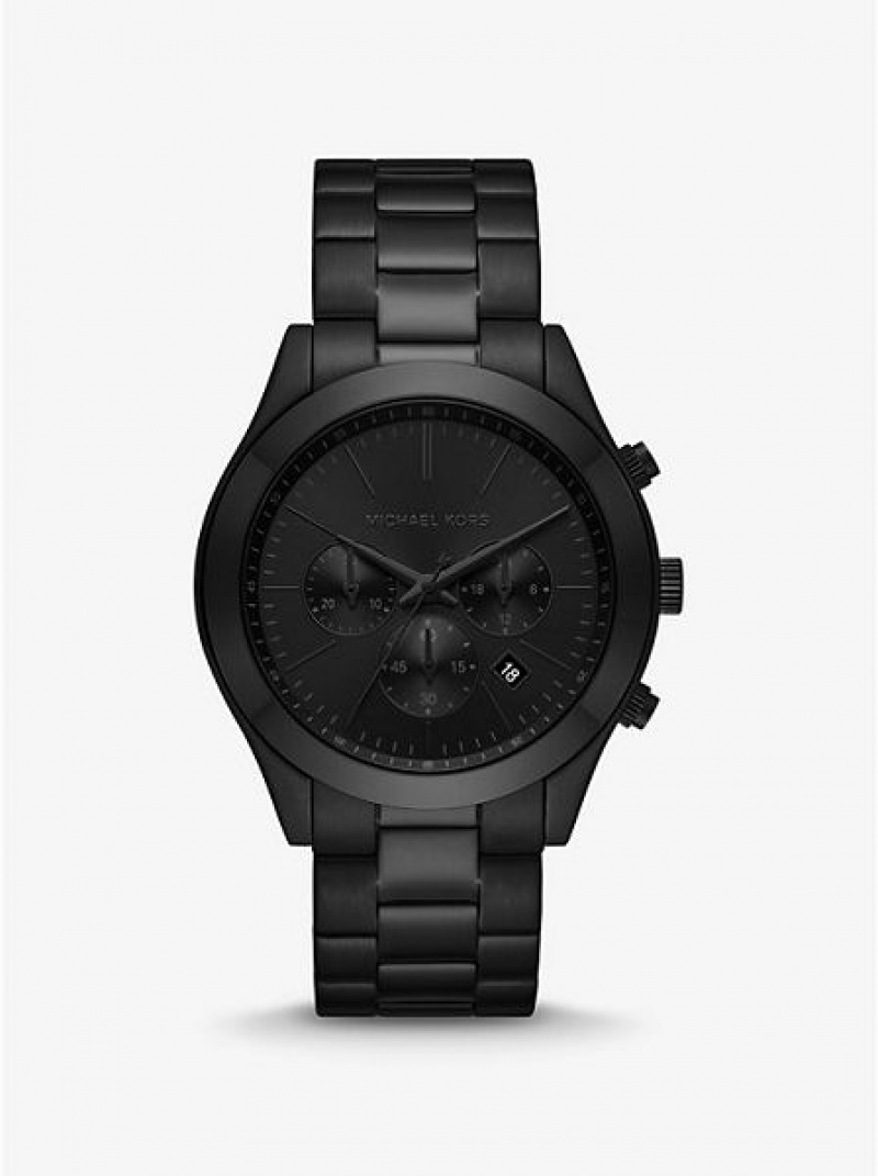 Orologi Michael Kors Oversized Slim Runway Uomo Nere | 310549-FVB