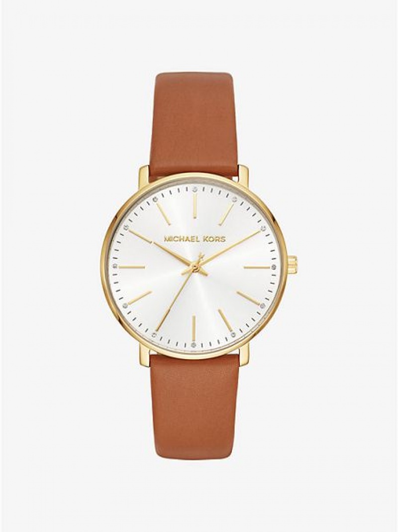 Orologi Michael Kors Pyper Pelle Donna Oro | 342051-MPZ