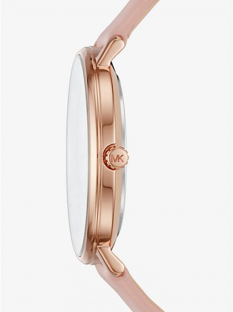 Orologi Michael Kors Pyper Pelle Donna Rosa Oro | 025814-FAK