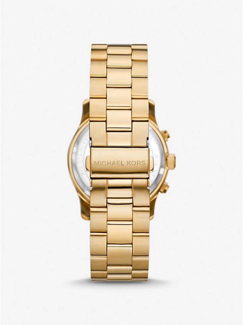 Orologi Michael Kors Runway Donna Oro | 273185-JNW