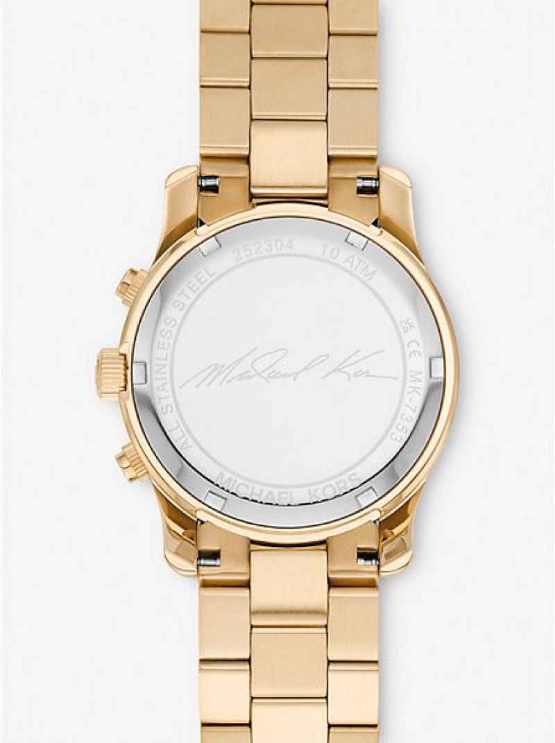 Orologi Michael Kors Runway Donna Oro | 493027-DMK