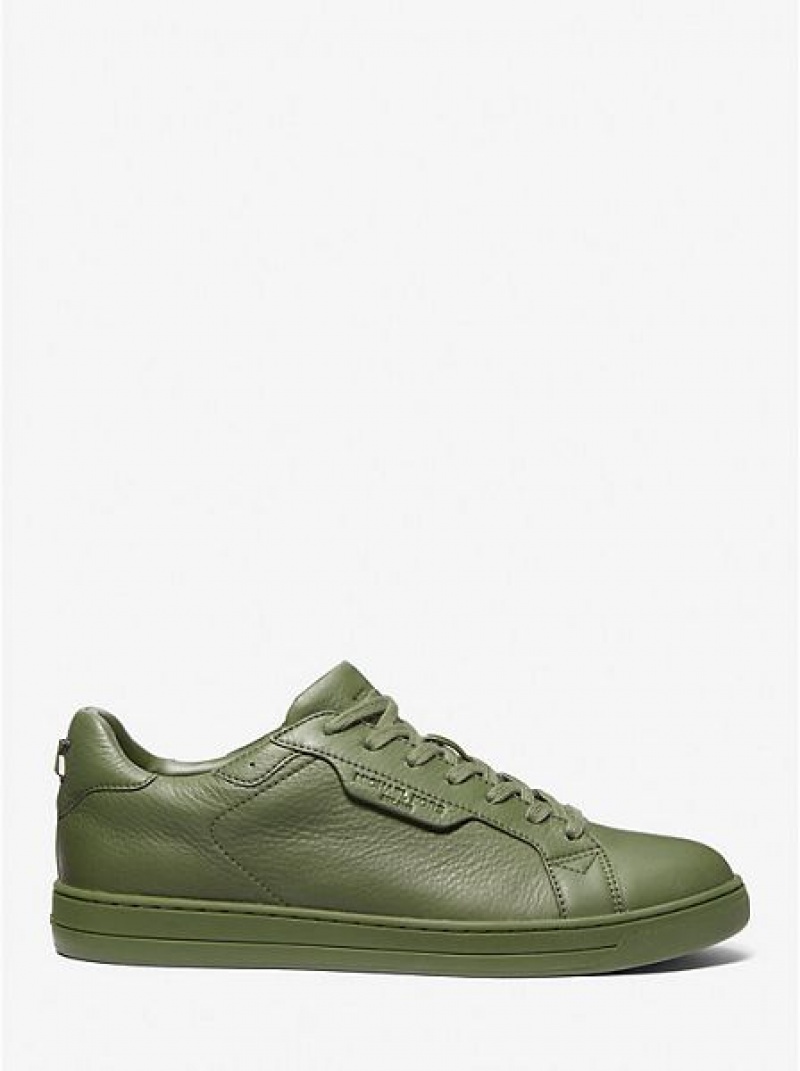 Sneakers Michael Kors Keating Pelle Uomo Verdi | 039758-FWL