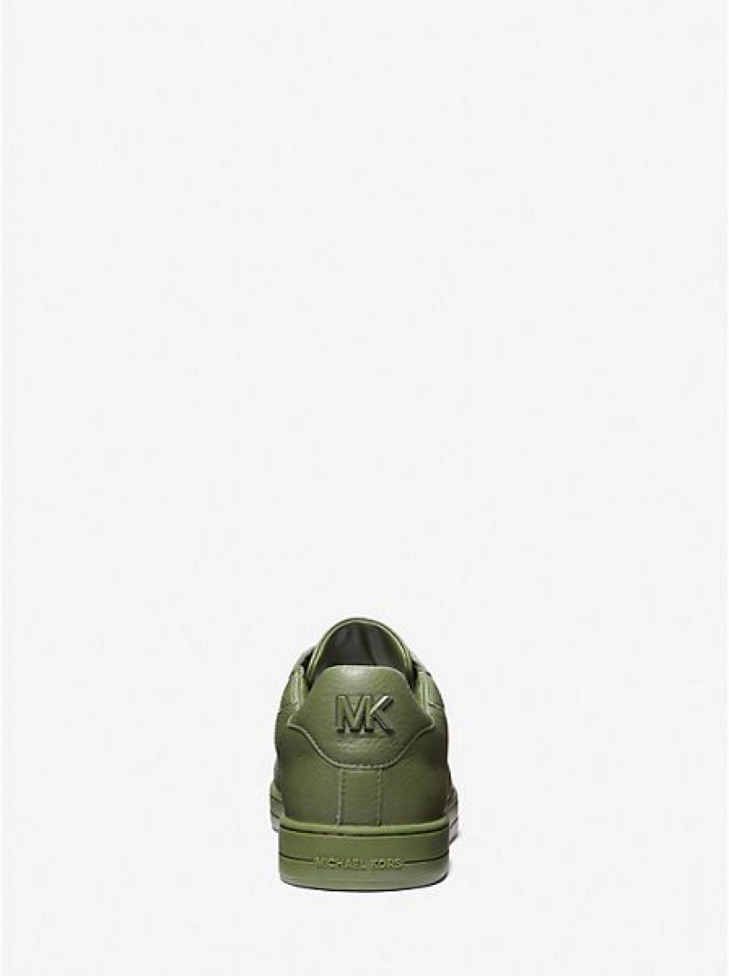 Sneakers Michael Kors Keating Pelle Uomo Verdi | 039758-FWL