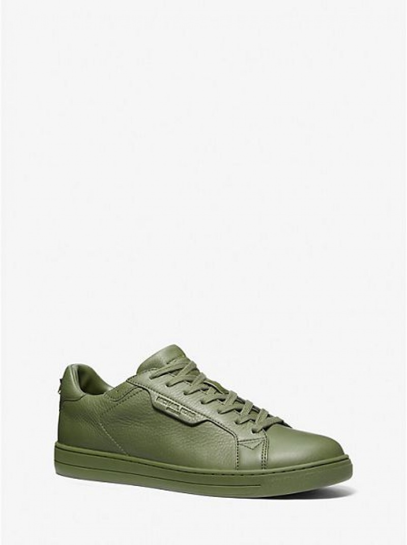 Sneakers Michael Kors Keating Pelle Uomo Verdi | 039758-FWL