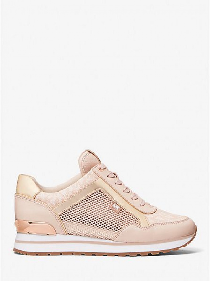 Sneakers Michael Kors Maddy Mixed-media Donna Rosa | 105237-GLR