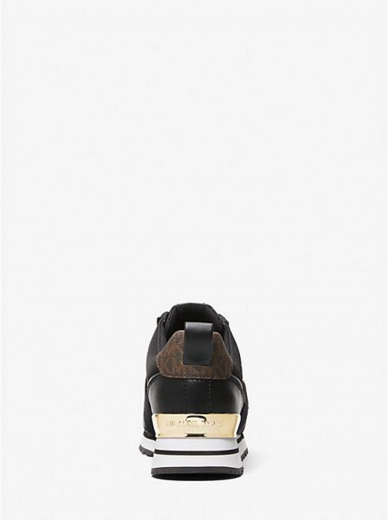 Sneakers Michael Kors Teddi Tela Donna Marroni | 214738-NKL